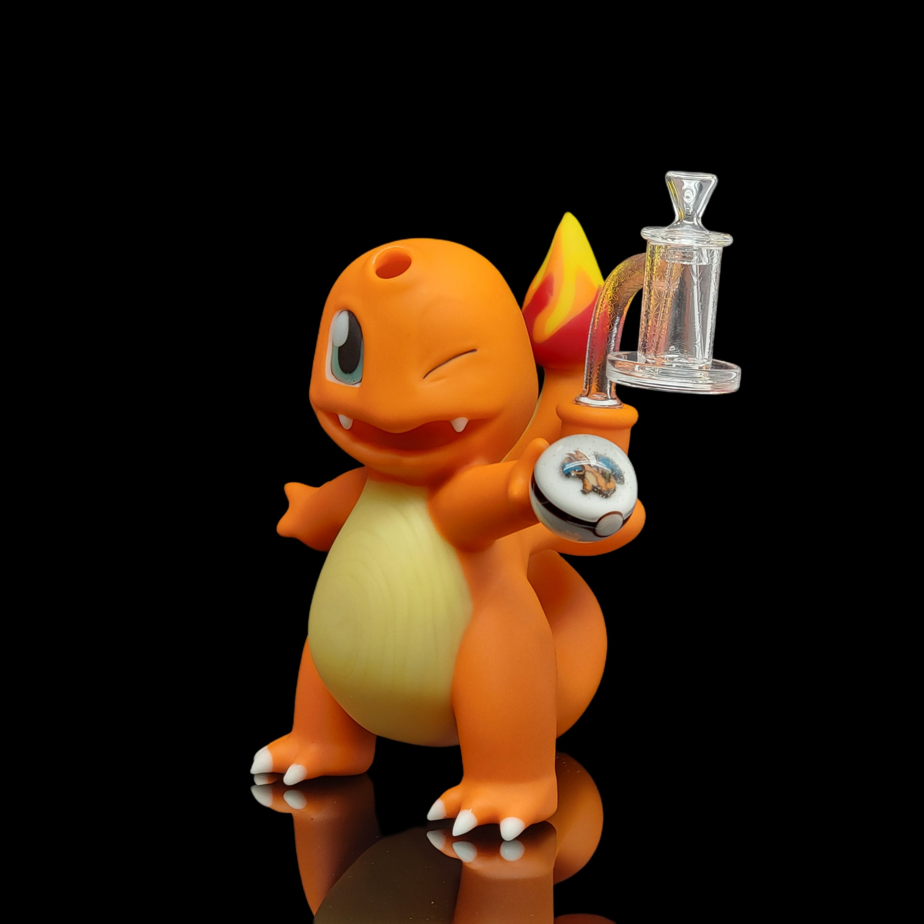 Sandblasted Charmander By Saiyan Glass