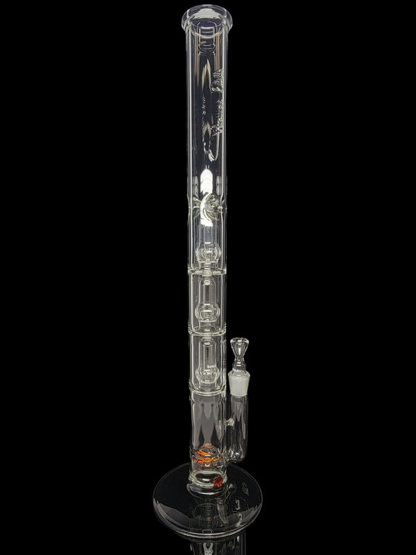 Straight Tube Quadruple Perk By EHLE Glass