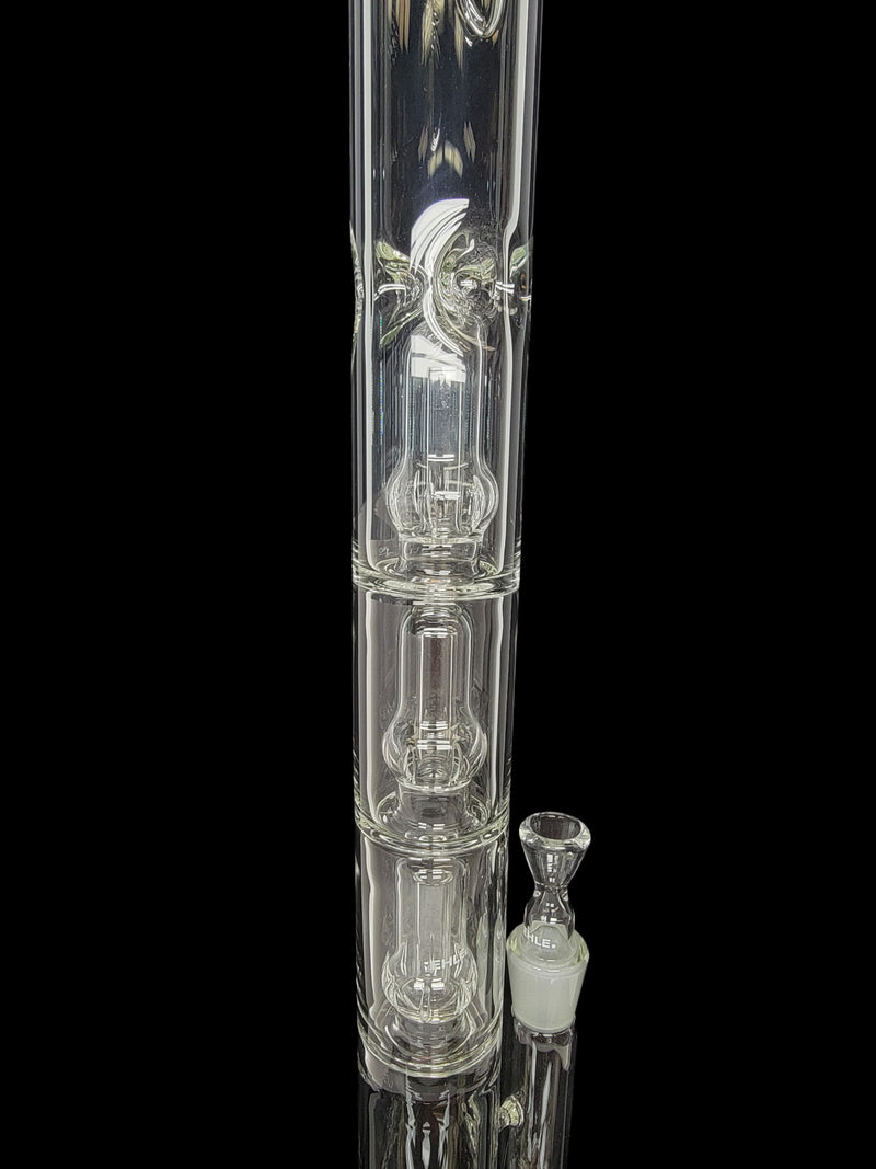 Straight Tube Quadruple Perk By EHLE Glass