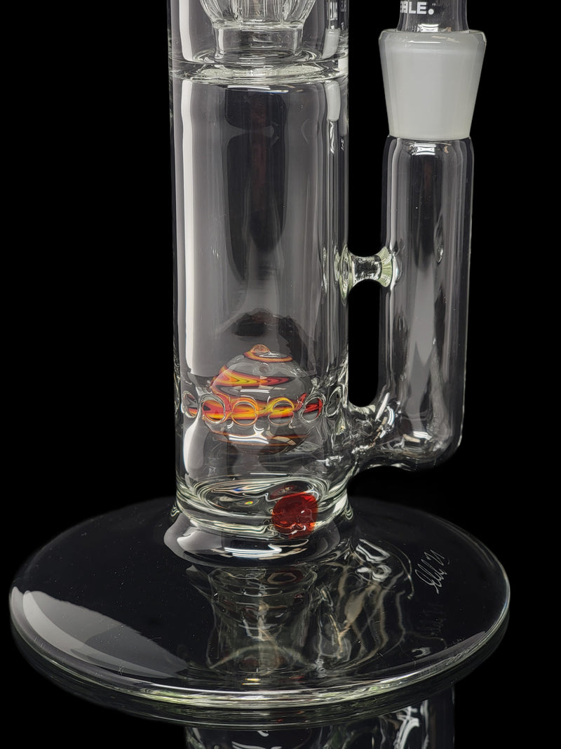 Straight Tube Quadruple Perk By EHLE Glass