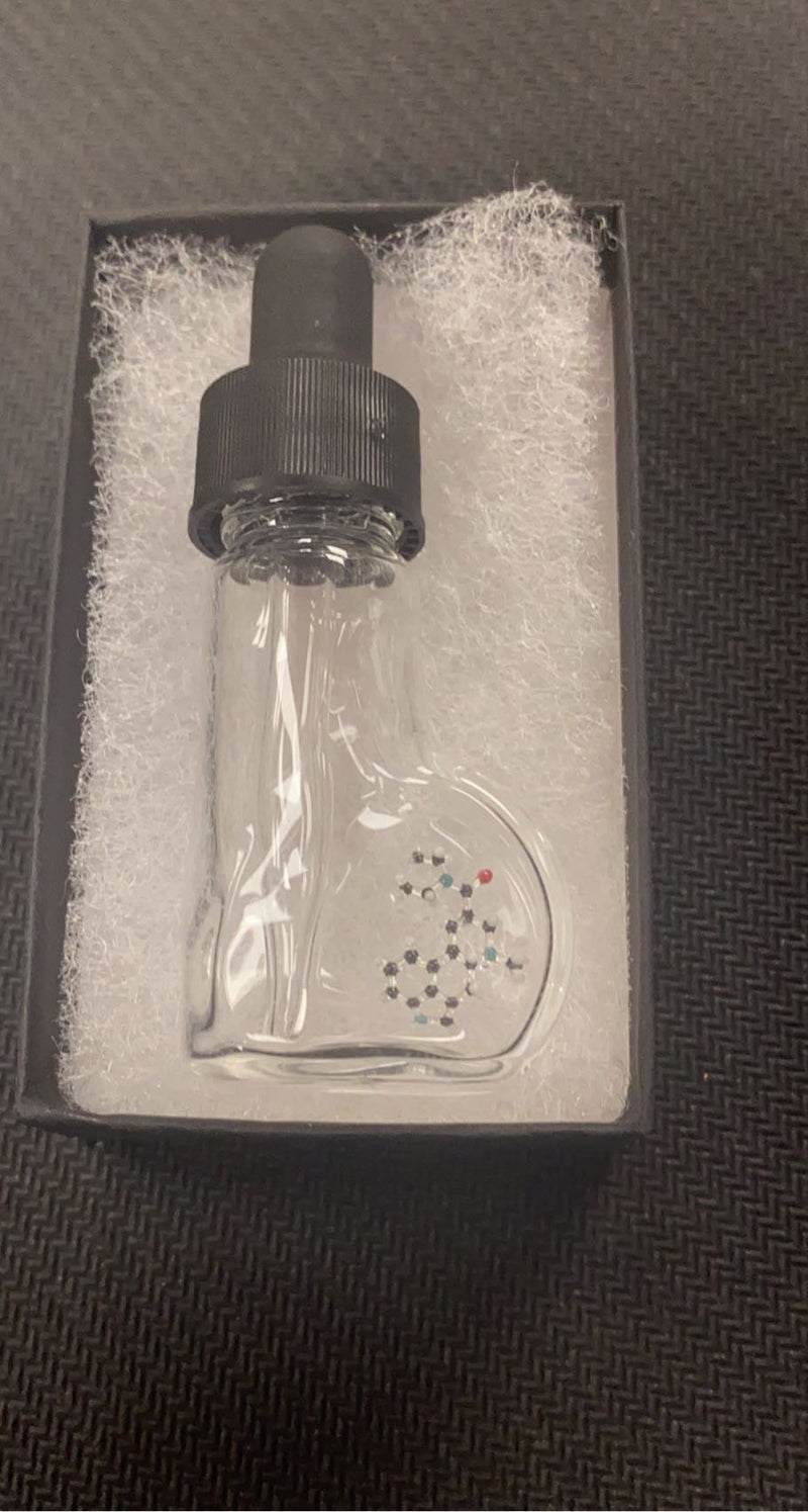 LSD Molecule Vial By Dan Hoffman